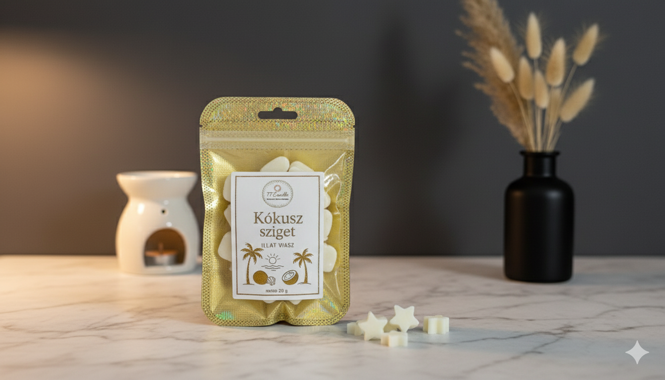 Luxury Wax Melts illatviasz - Kókusz sziget